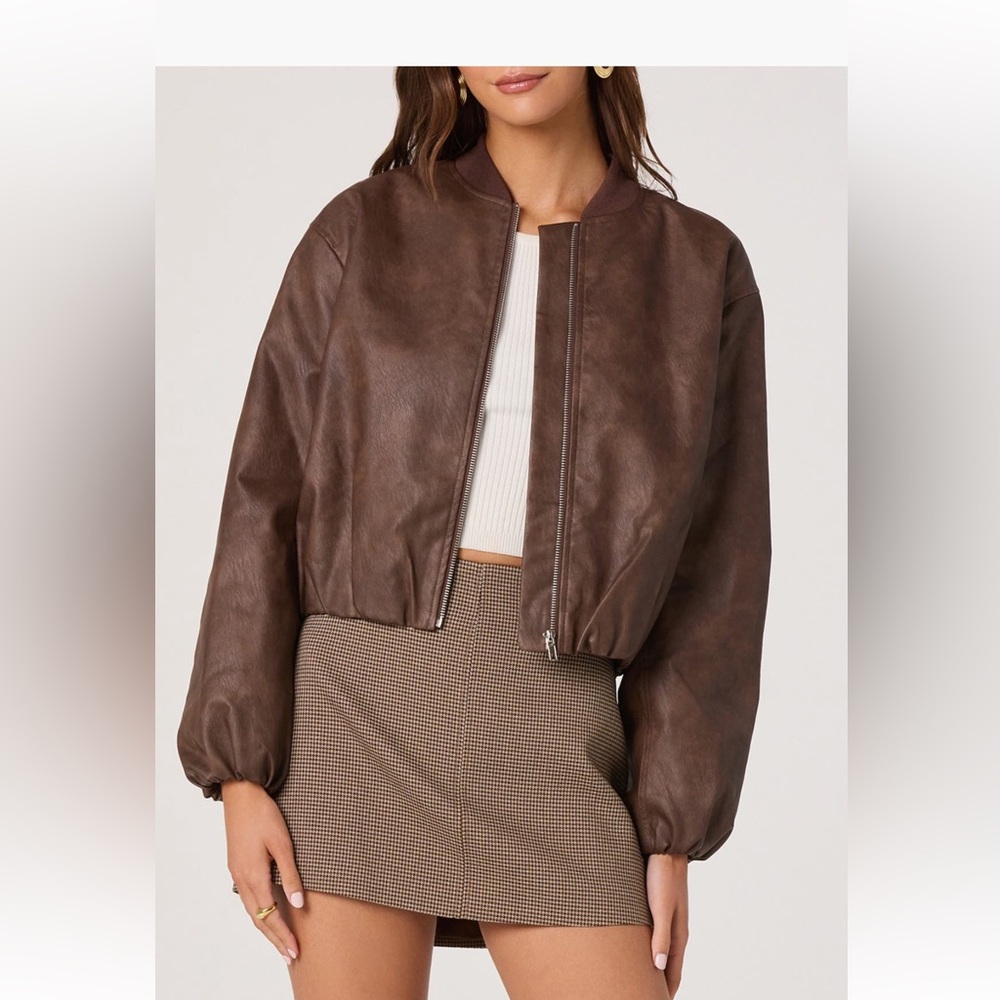 ASTR THE LABEL Chocolate Brown Jacket